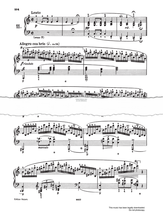 Produktgalerie: Seite 1 von 1 Etüde Op.25 No.11, Frederic Chopin, Klavier