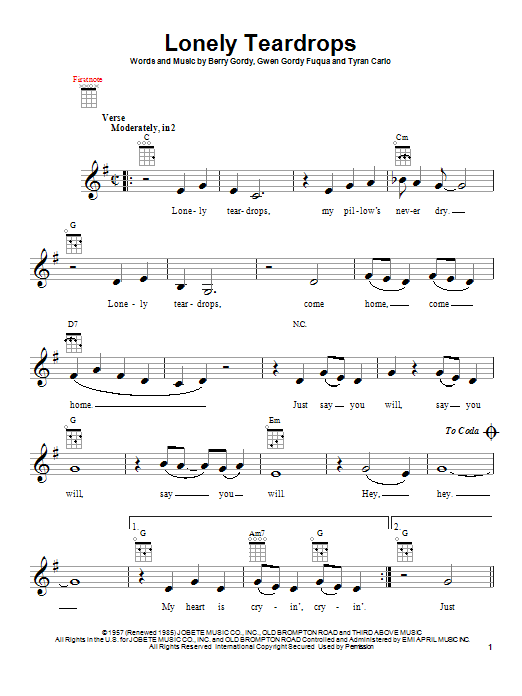 Product gallery: Page 1 of 1 Lonely Teardrops, Jackie Wilson