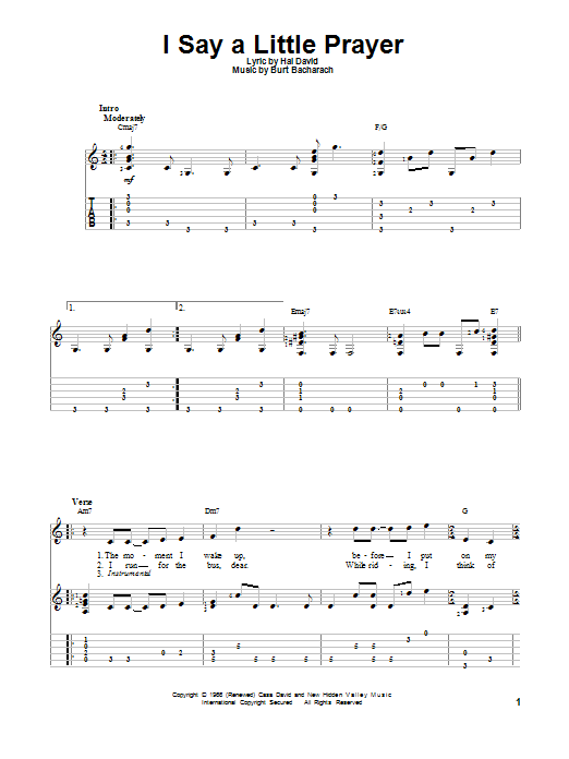 Produktbild zu: I Say A Little Prayer