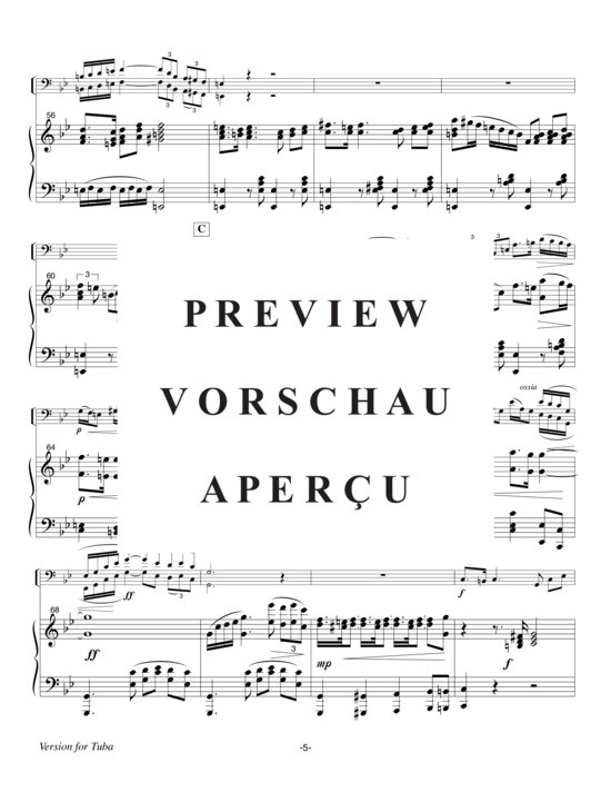 Product gallery: Page 7 of 21 Pershing Concerto , , (tuba + piano)