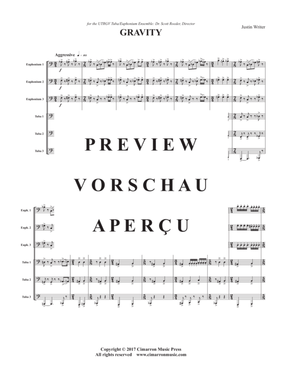 Product gallery: Page 3 of 21 Gravity , , (Tuba Ensemble EEETTT)