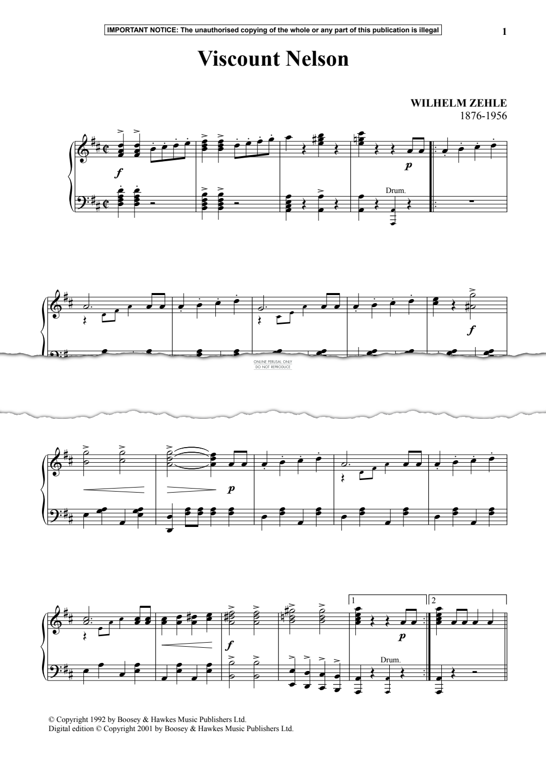 Produktgalerie: Seite 1 von 1 Viscount Nelson, Sandy Wilhelm, Klavier