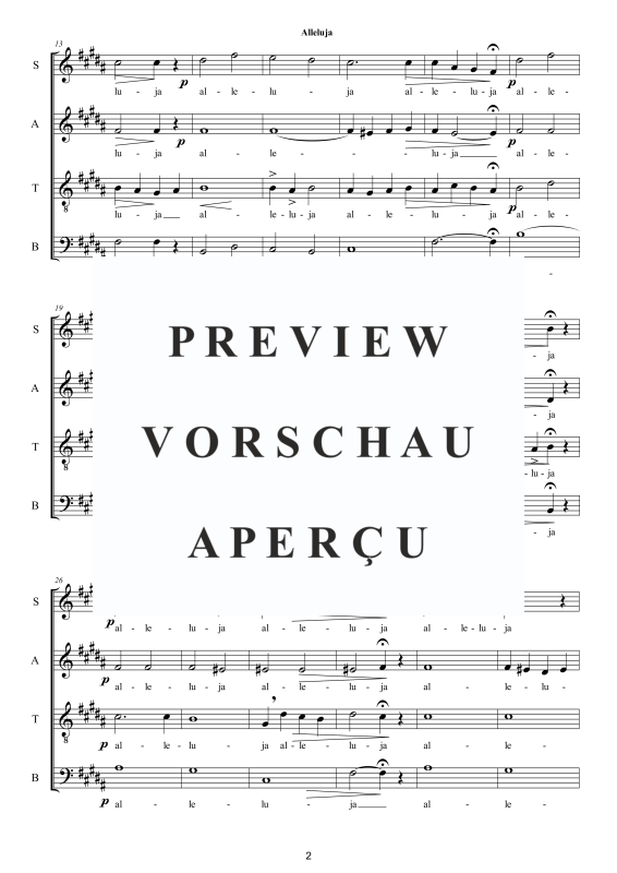 Produktgalerie: Seite 3 von 11 Alleluja - Eucharistic, , Gemischter Chor