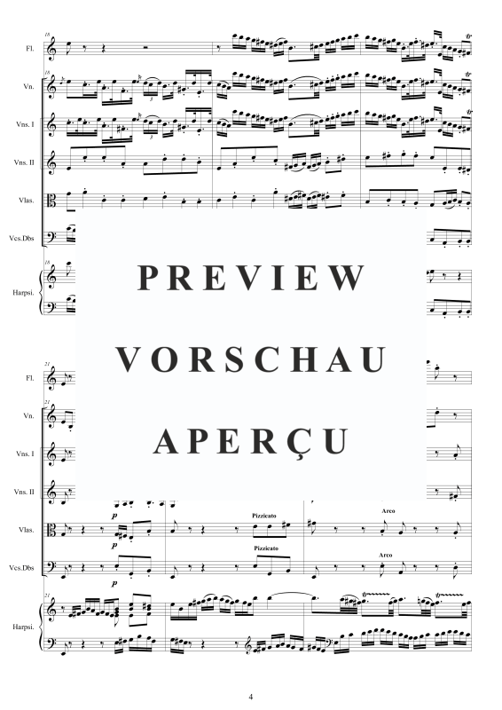 Product gallery: Page 5 of 11 Concerto in A minor BWV 1044, , Mixed Ensemble Flute, Violin, Strings and Harpsichord Bc