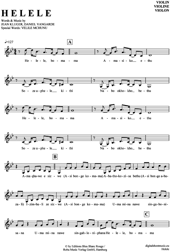 Product gallery: Page 1 of 4 Helele , Velile & Safri Duo, (violin)