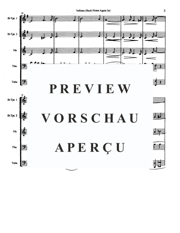 Product gallery: Page 5 of 11 Indiana, , Brass Quintet
