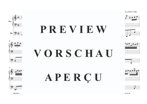 Produktbild zu: Allein auf Gott setz ich mein VertraunJohann Bernhard Bach