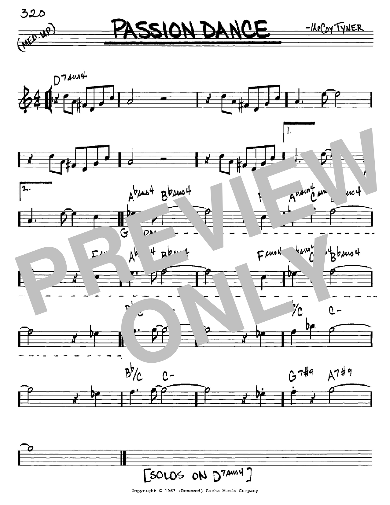 Product picture to:  Passion Dance - McCoy Tyner