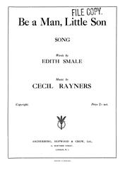 cover: Be A Man, Little Son, Cecil Rayners