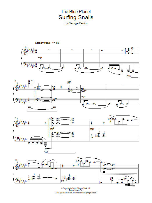 Produktbild zu:  The Blue Planet, Surfing Snails - George Fenton