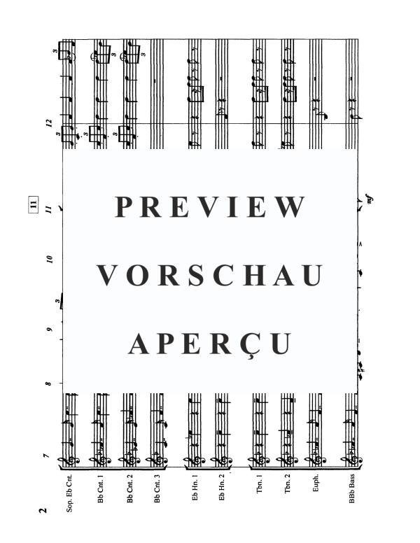 Produktgalerie: Seite 5 von 11 Großer Marsch aus Aida, , Blechbläser Ensemble 10-stimmig