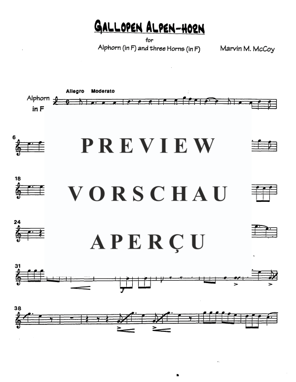 Produktgalerie: Seite 7 von 8 Gallopen Alpenhorn, , Alphorn in F und Klavier