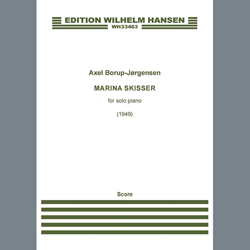 cover: Marina Skisser: Impressionistic Studies of the Sea, Axel Borup-Jørgensen, Klavier