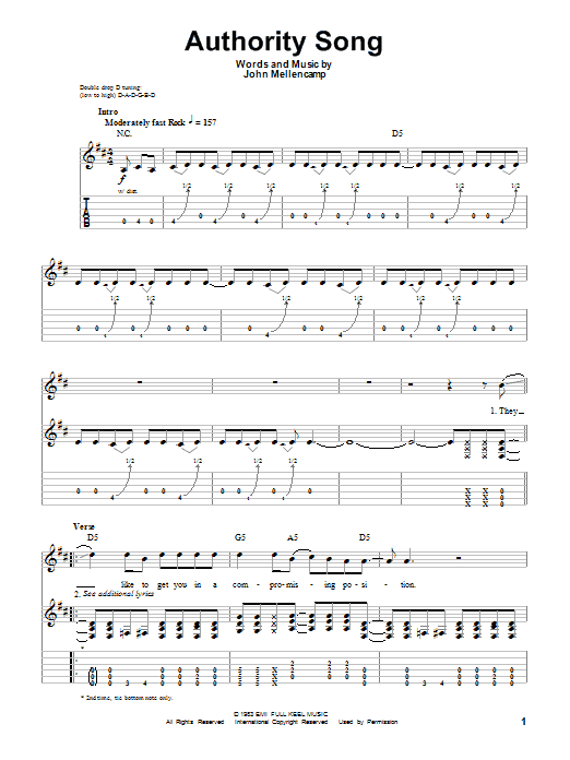 Produktbild zu: Authority Song