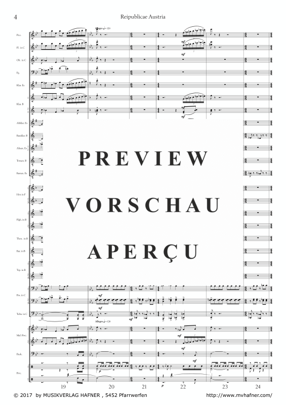 Product gallery: Page 9 of 11 Reipublicae Austria, , (large wind orchestra)