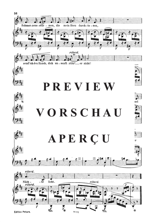 Product gallery: Page 3 of 3 Aus den östlichen Rosen, Op.25 No.25, , Low Voice and Piano