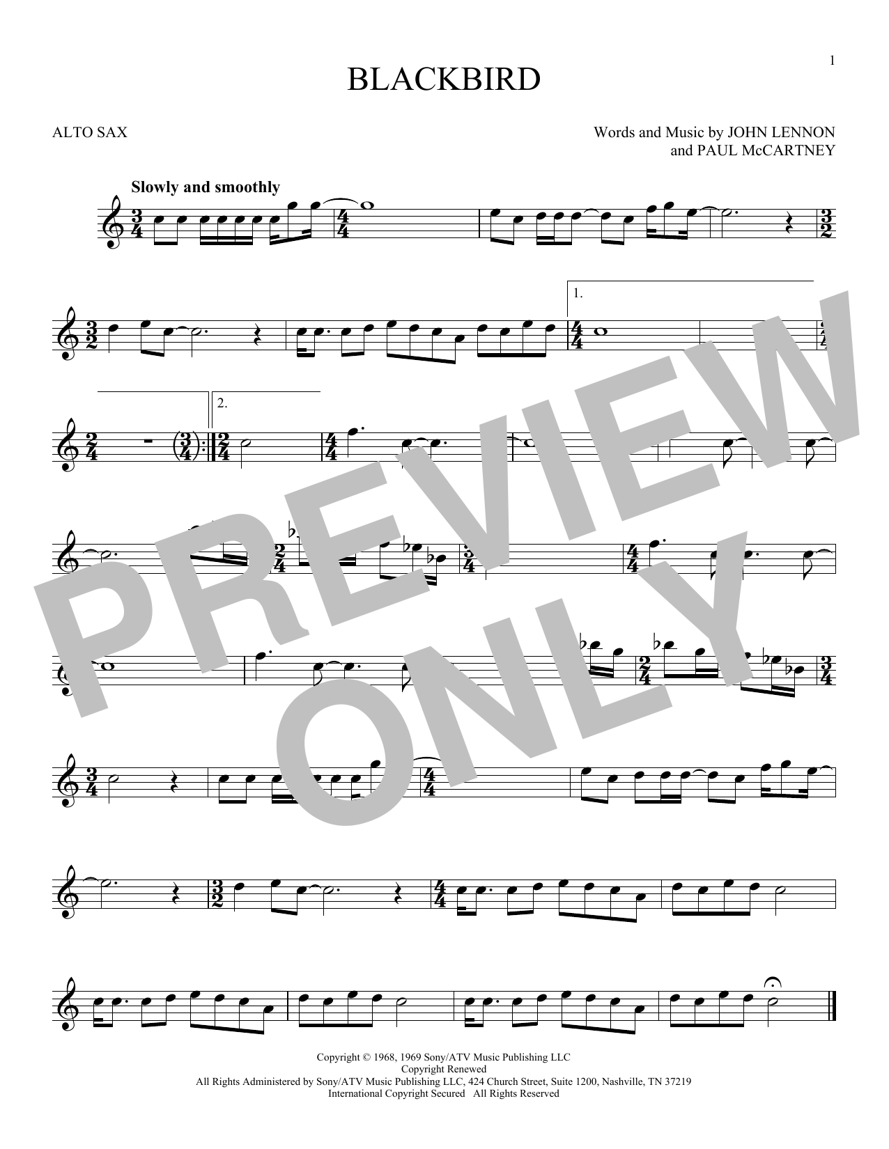 Product gallery: Page 1 of 1 Blackbird, The Beatles