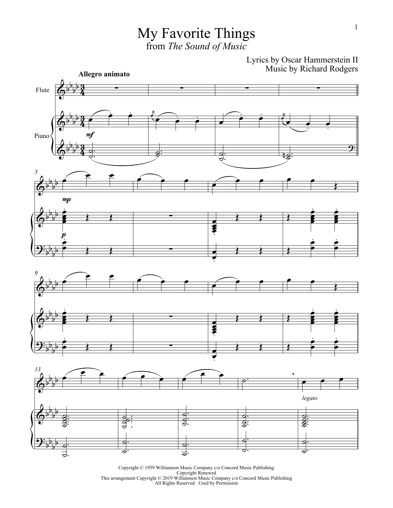 Produktbild zu: My Favorite Things (from The Sound of Music)
