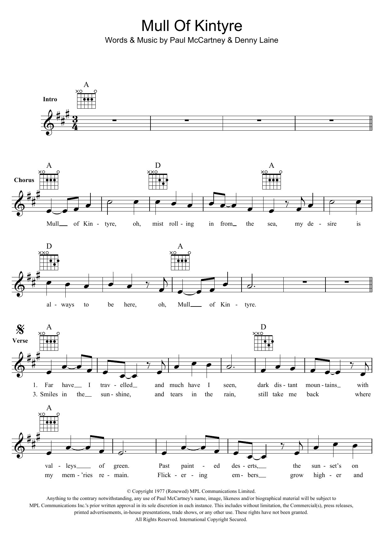 Produktbild zu: Mull Of Kintyre