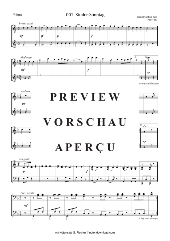 Produktgalerie: Seite 3 von 3 Kinder-Sonntag , , (Klavier vierhändig)