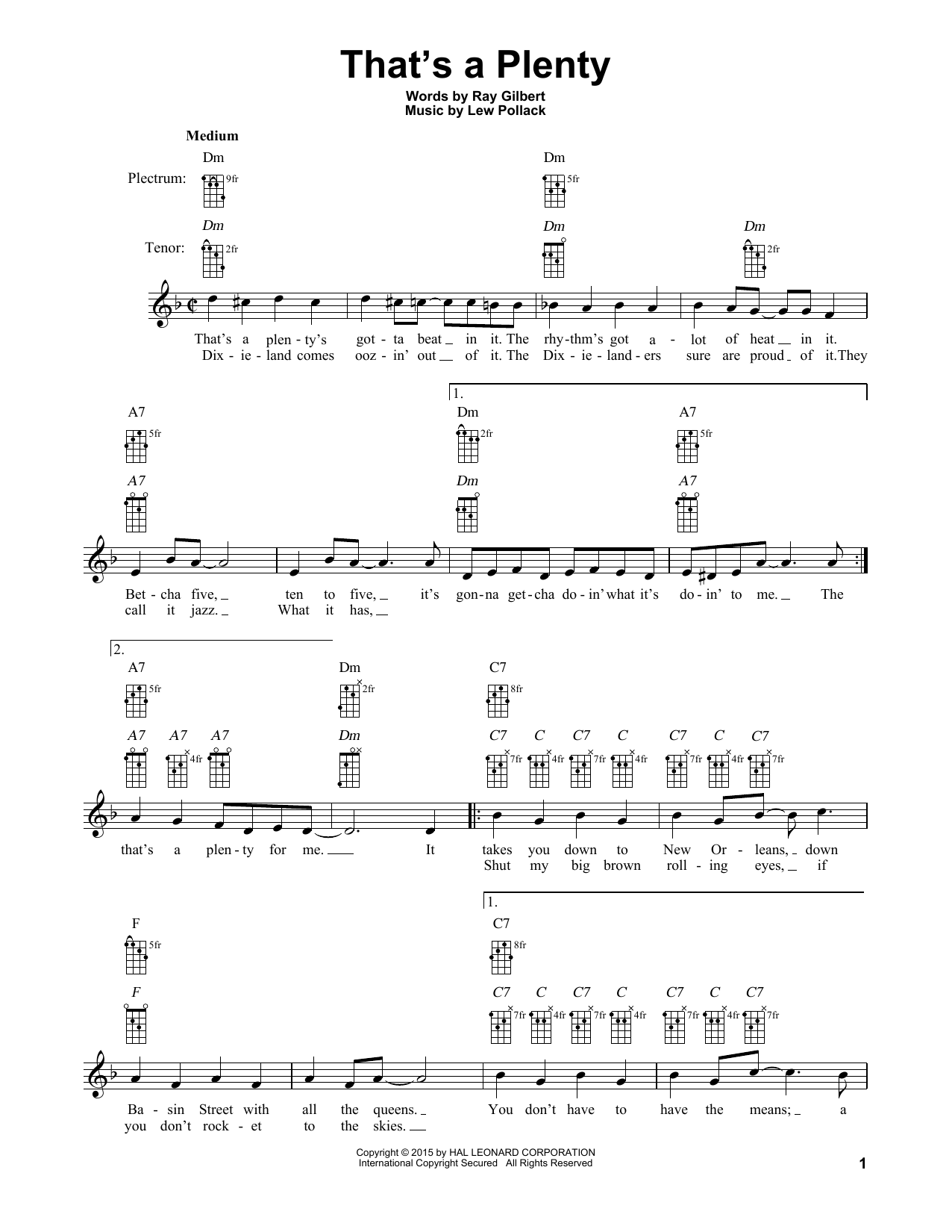 Produktgalerie: Seite 1 von 1 That's A Plenty, Ray Gilbert, Banjo