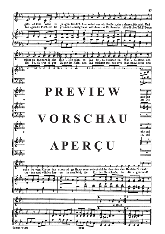 Product gallery: Page 3 of 3 Der Jäger D.795-14 (Die Schöne Müllerin), , High Voice and Piano