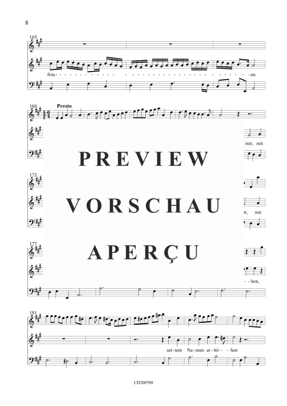gallery: Ich will den Herrn loben allezeit, , (Sopran, Violine und Continuo)