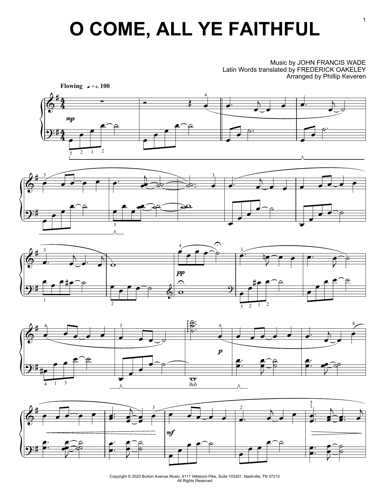 Produktbild zu: O Come, All Ye Faithful (arr. Phillip Keveren)