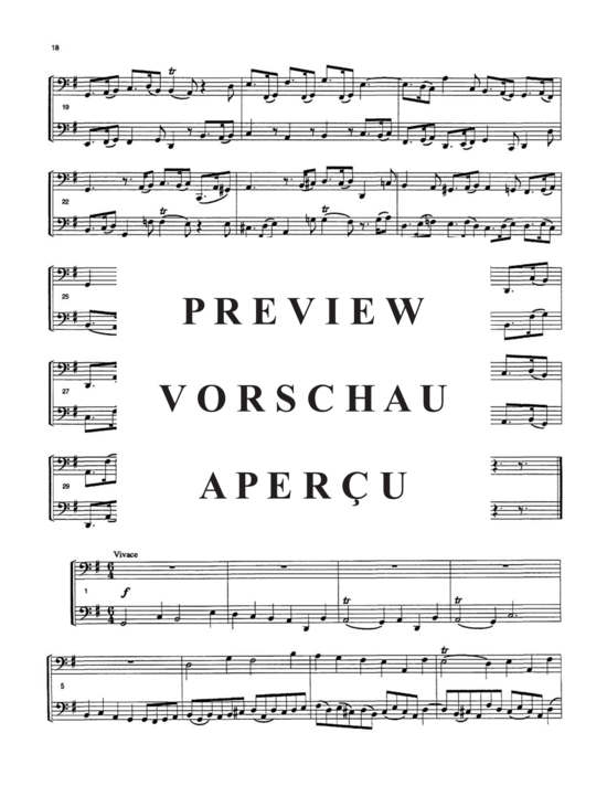 Produktgalerie: Seite 20 von 21 Sechs Sonaten Duette , , (Tuba Duett)
