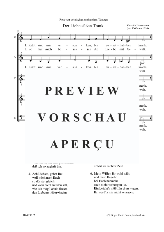 Product gallery: Page 3 of 3 Der liebe süßen Trank, , Mixed Choir 5-Part Catqb