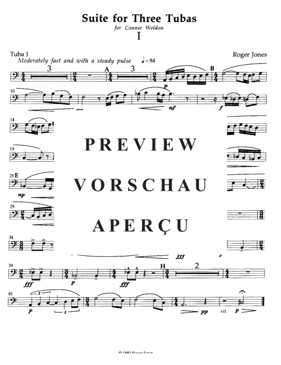 Produktgalerie: Seite 15 von 21 Suite for Three Tubas , , (Tuba Trio)