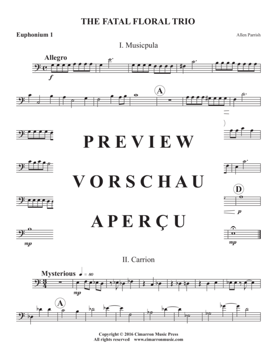 Produktgalerie: Seite 7 von 14 The Fatal Floral Trio , , (Tuba Trio ETT)