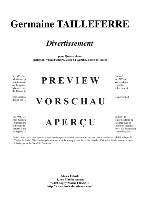 Produktgalerie: Seite 2 von 12 Divertissement , , (Quinton, Viola d´amore, Viola da Gamba, Bass Viola)