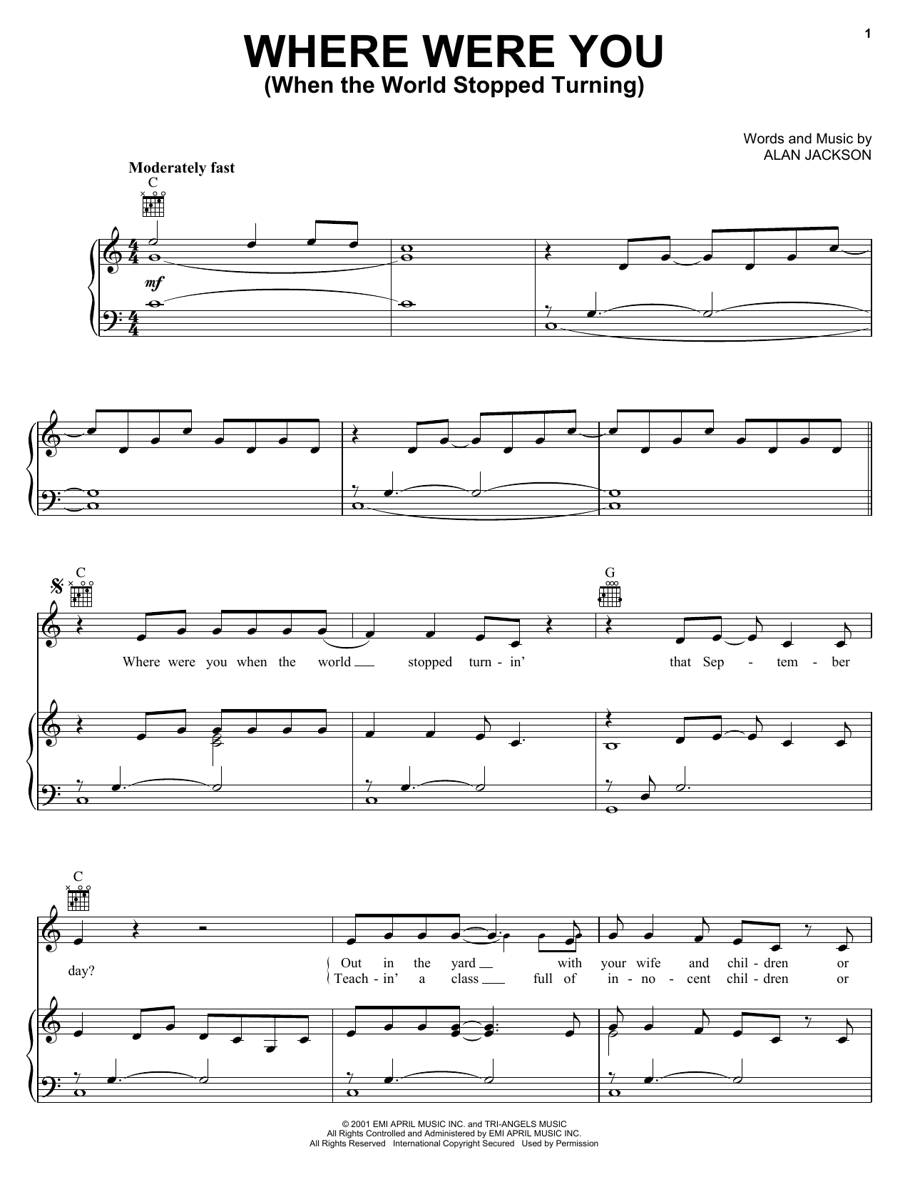 Produktbild zu: Where Were You (When The World Stopped Turning)