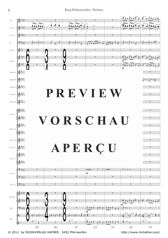 Product gallery: Page 11 of 11 Burg Hohenwerfen, , (large wind orchestra)