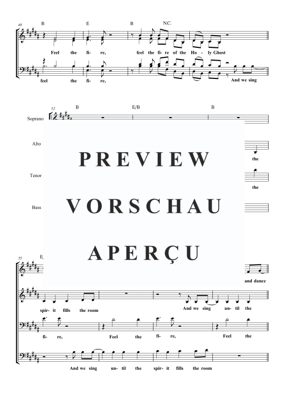 gallery: Feel the Fire, , Gemischter Chor SATB a cappella