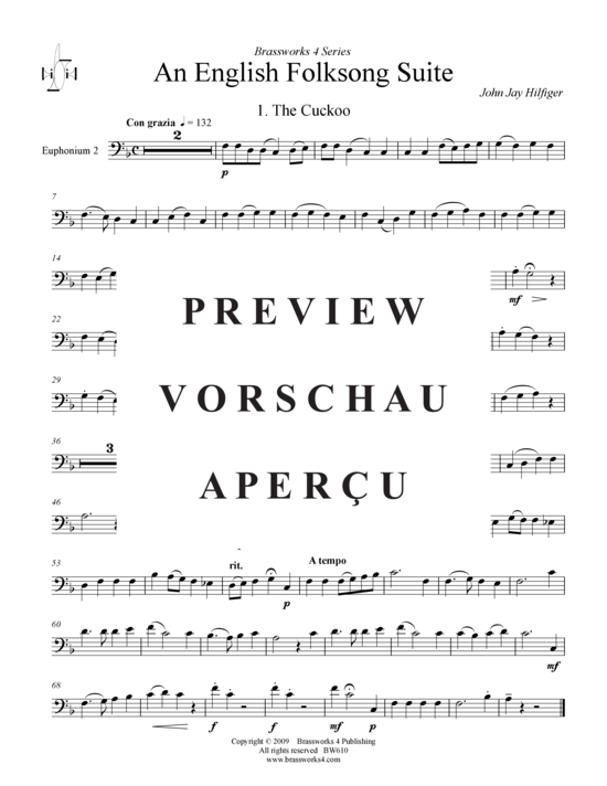 Product gallery: Page 11 of 21 English Folksong Suite, An , , (Tuba Quartet: 2x Baritone, 2xTuba)