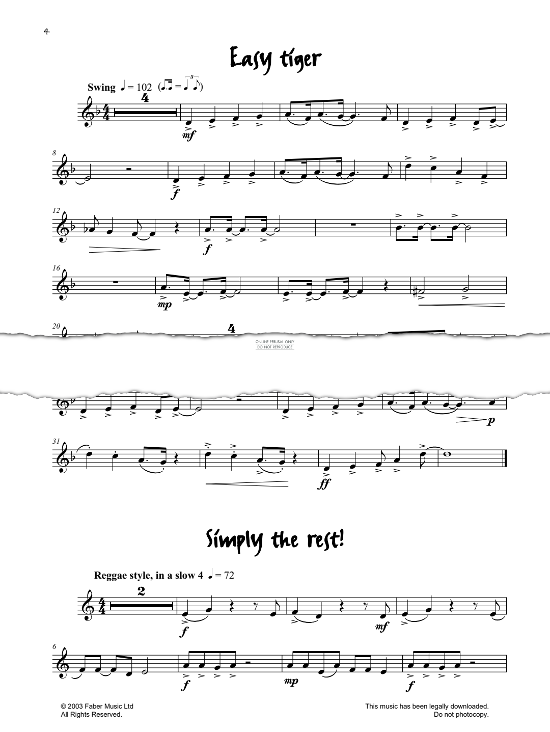 Produktgalerie: Seite 1 von 1 Easy Tiger  (from 'Really Easy Jazzin' About'), Pam Wedgwood, Klavier, Trompete