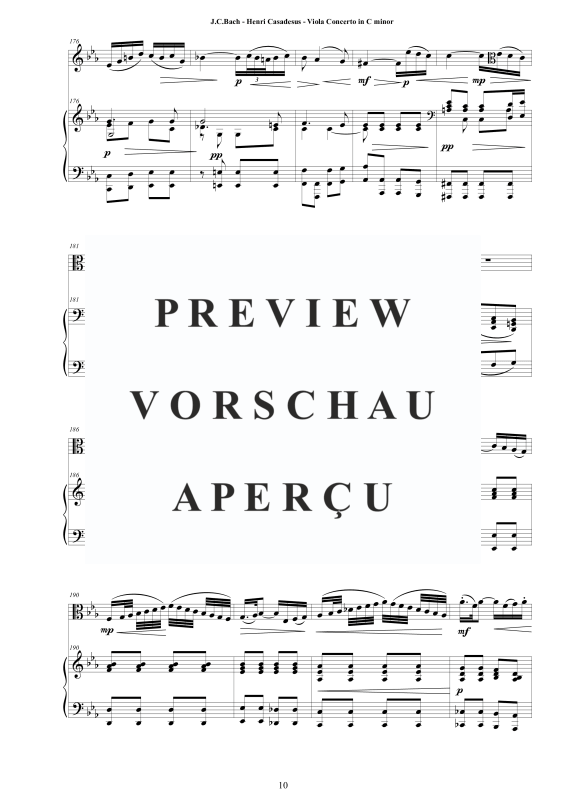 Produktgalerie: Seite 11 von 11 Viola Concerto in C minor, , Viola und Klavier