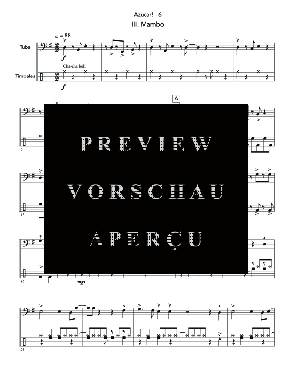 Produktgalerie: Seite 10 von 11 Azucar!, , (Tuba und Percussion)