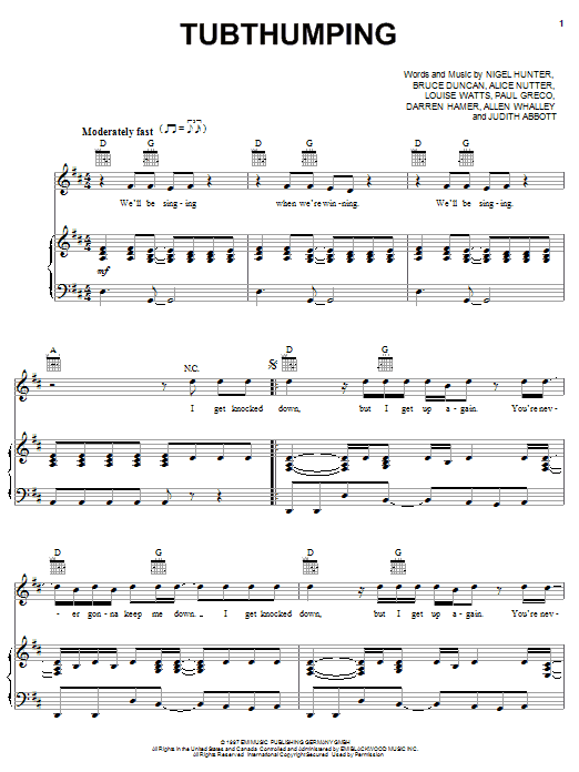 Produktbild zu: Tubthumping