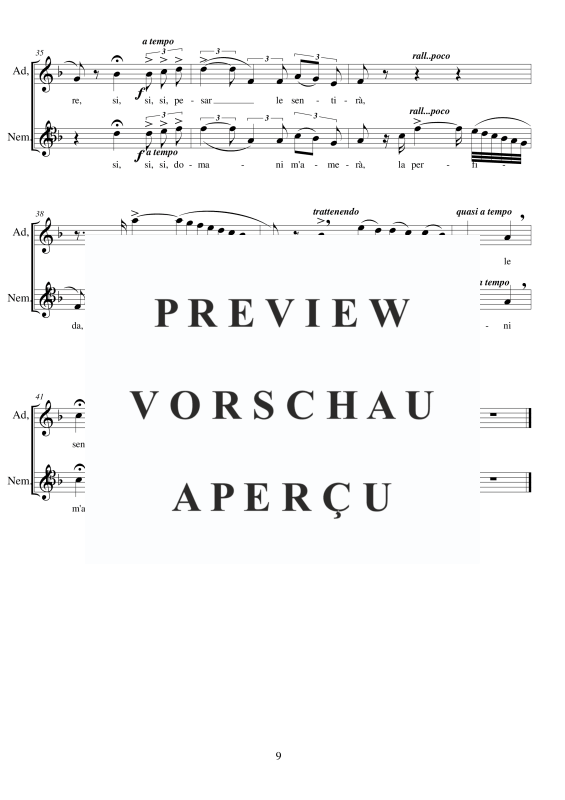 Produktgalerie: Seite 10 von 10 L'Elisir d'amore - Esulti pur la barbara, , Sopran, Tenor und Klavier