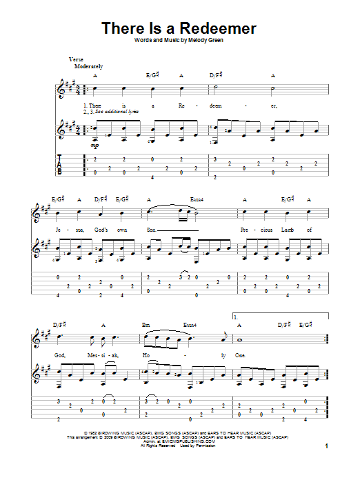 Produktbild zu: There Is A Redeemer