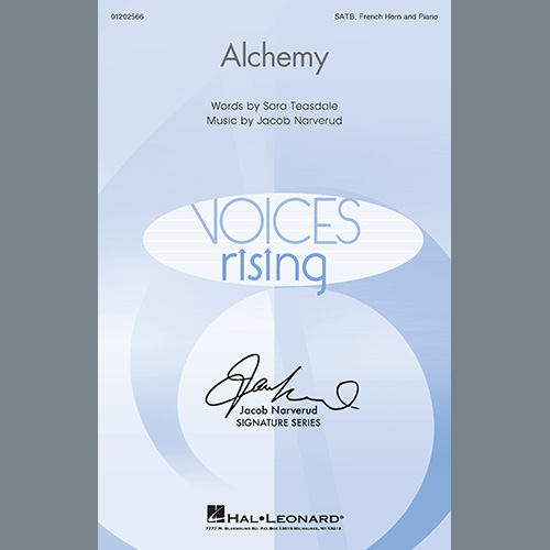cover: Alchemy, Sara Teasdale and Jacob Narverud