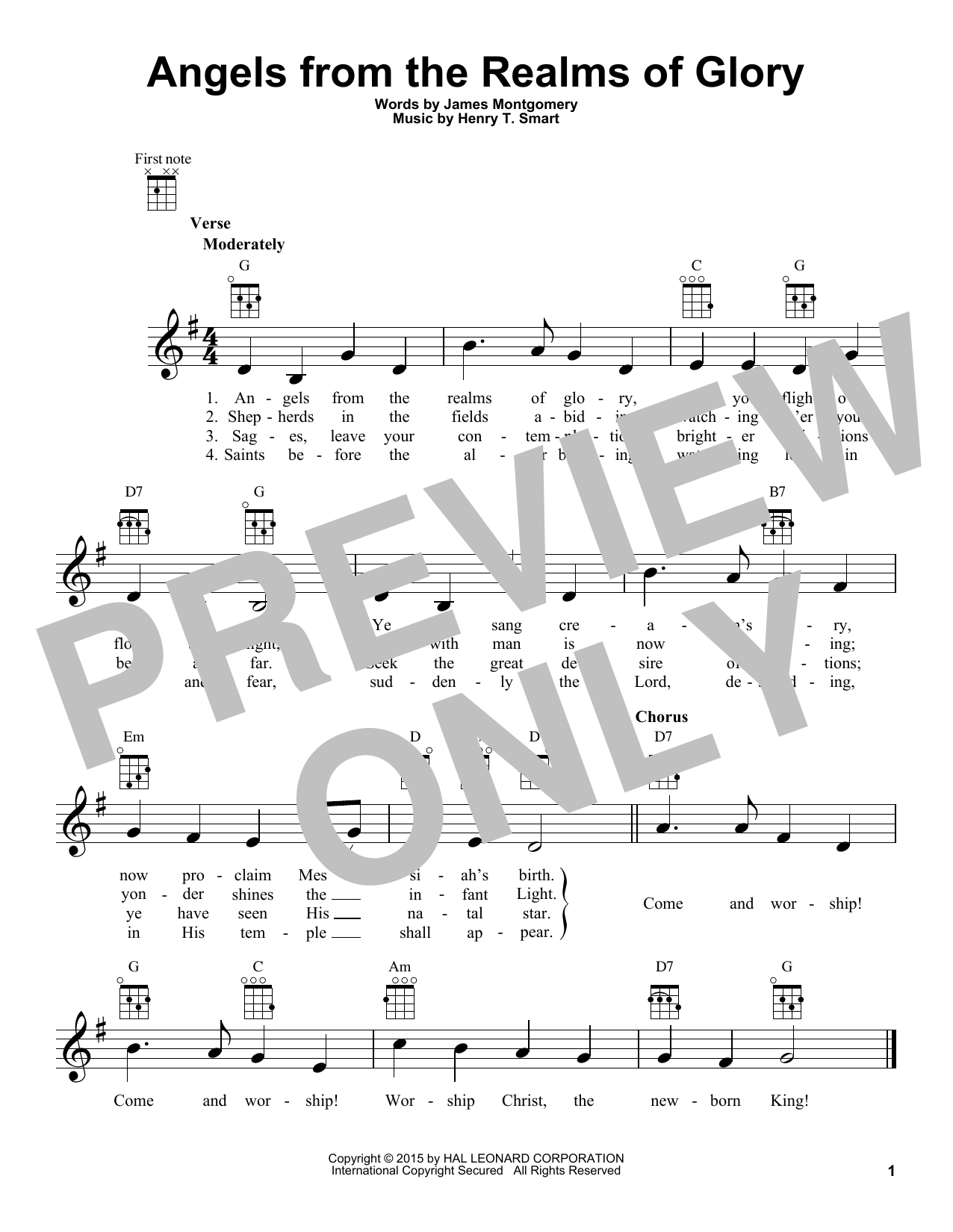 Product gallery: Page 1 of 1 Angels From The Realms Of Glory, Henry T. Smart