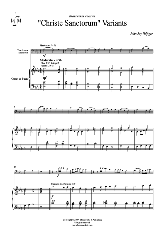 Product picture to: Christe Sanctorum Variants John Jay Hilfiger