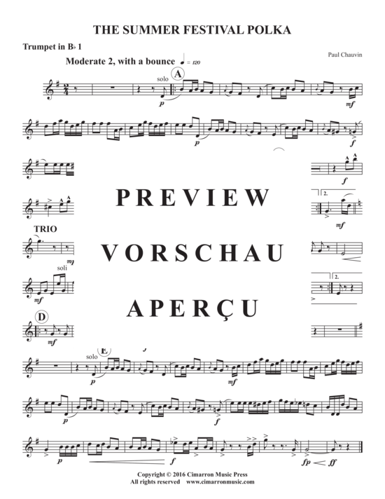 Produktgalerie: Seite 7 von 12 Summer Festival Polka , , (Blechbläserquintett)