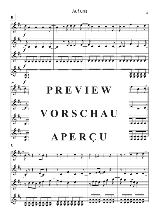 gallery: Auf Uns , Bourani, Andreas, (Geigenquartett)