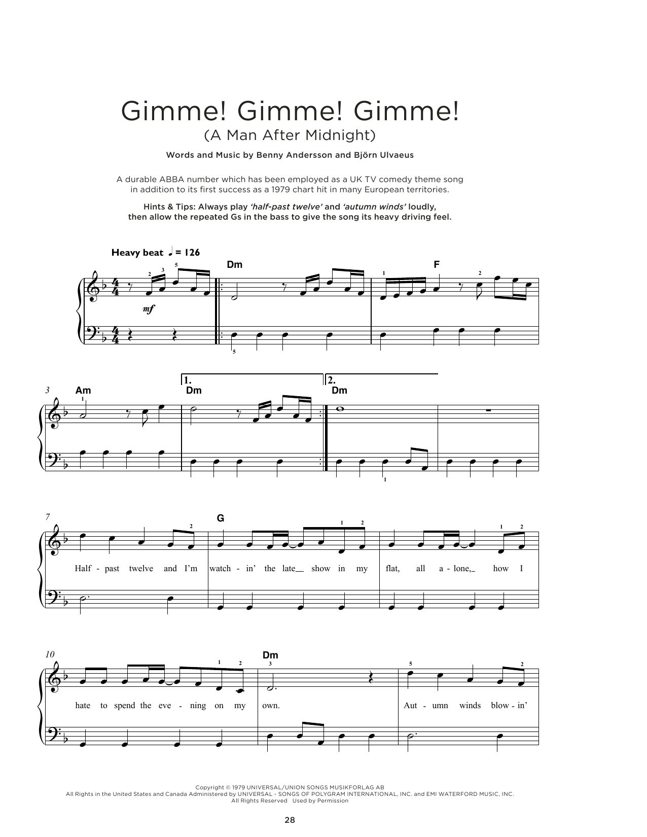 Product picture to: Gimme! Gimme! Gimme! (A Man After Midnight)