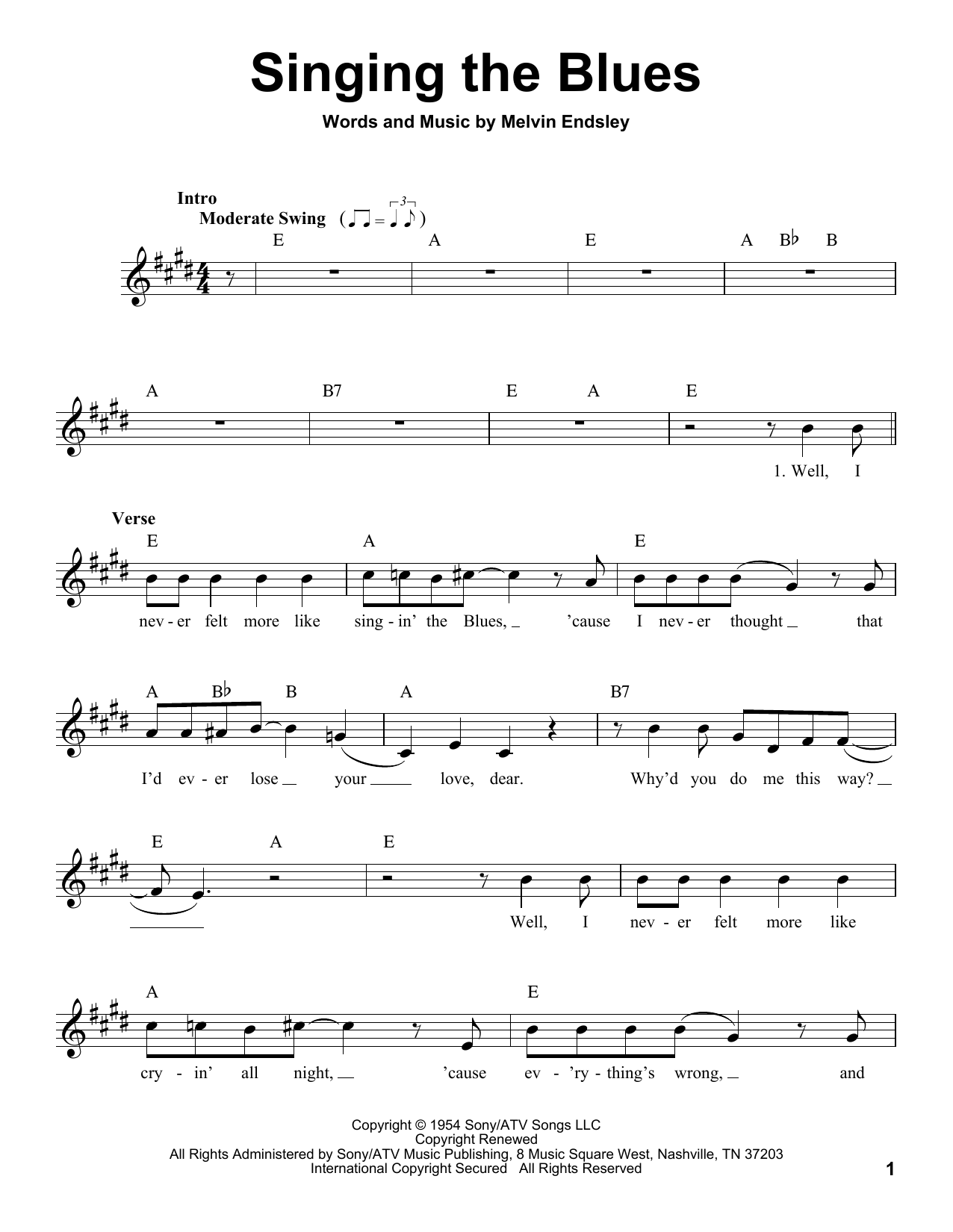 Product picture to: Singing The Blues